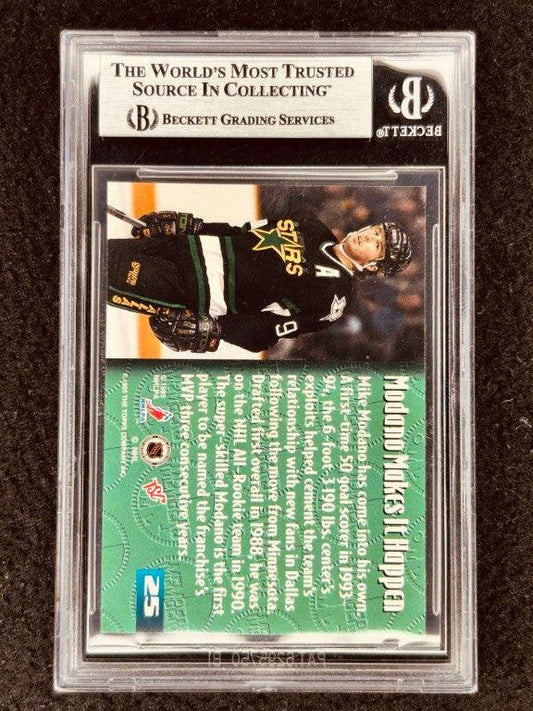 Mike Modano signed Dallas Stars 1995-96 Stadium Club Members Only card BAS - AutographsForSale.com