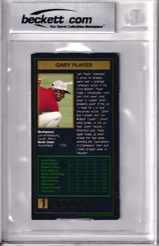 Gary Player autographed 1978 Masters Champion golf card BAS slabbed - AutographsForSale.com