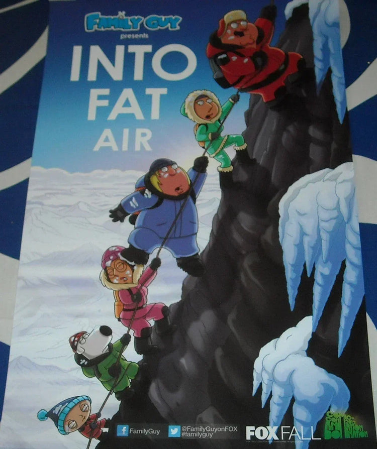 Family Guy Into Fat Air 2012 SDCC mini poster - AutographsForSale.com