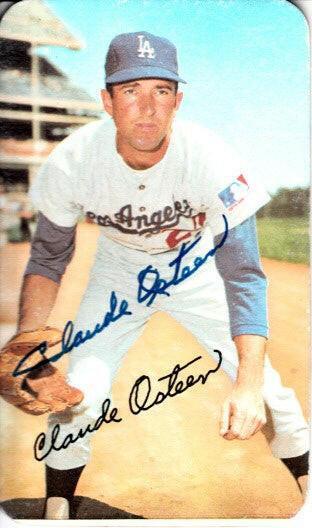Claude Osteen autographed Los Angeles Dodgers 1971 Topps Supers card - AutographsForSale.com