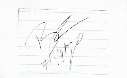 Barkevious Mingo autograph cut signature affixed to 3x5 card LSU - AutographsForSale.com