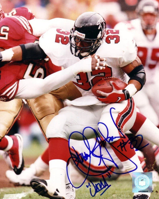 Jamal Anderson autographed Atlanta Falcons 8x10 photo - AutographsForSale.com