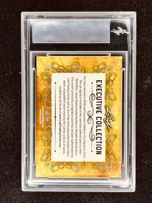 Liv Ullmann 2018 Leaf Masterpiece Cut Signature certified signed card 1/1 JSA - AutographsForSale.com