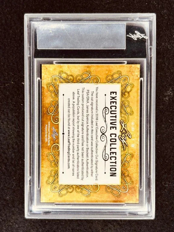 Liv Ullmann 2018 Leaf Masterpiece Cut Signature certified signed card 1/1 JSA - AutographsForSale.com