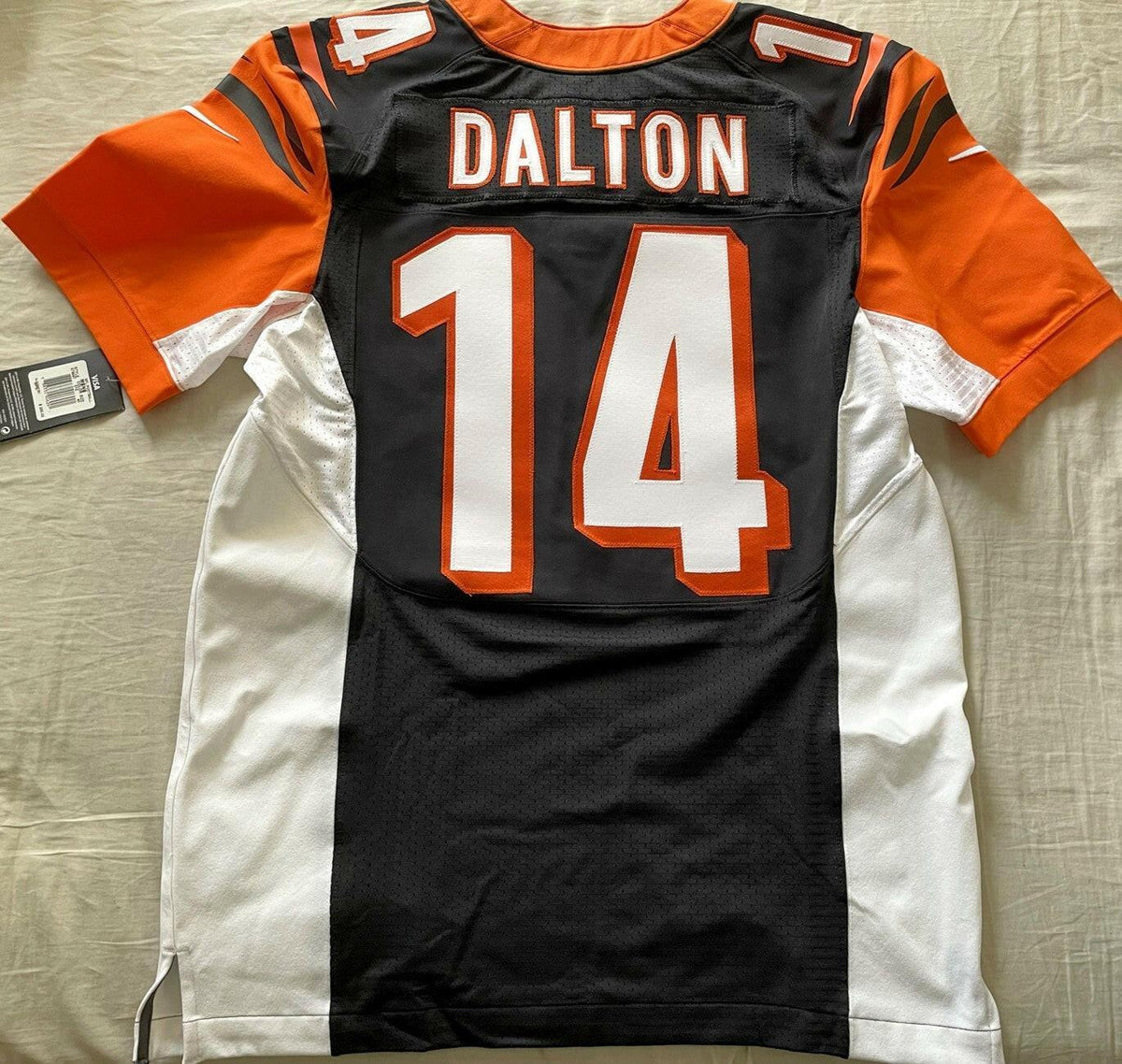 Andy Dalton Bengals 2012 To 2016 Nike Elite game model jersey New - AutographsForSale.com