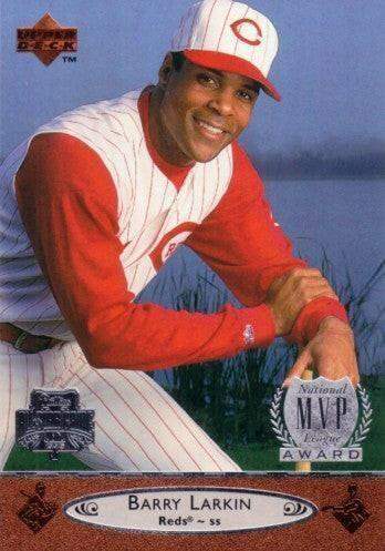 Barry Larkin Cincinnati Reds 1996 Upper Deck All-Star jumbo card - AutographsForSale.com
