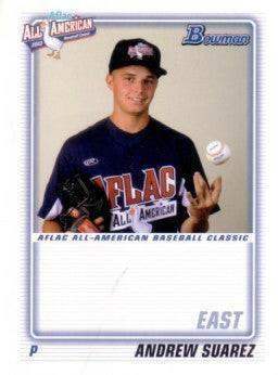 Andrew Suarez 2010 AFLAC Bowman Rookie Card - AutographsForSale.com
