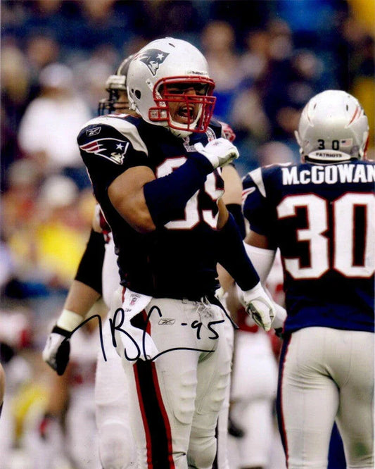 Tully Banta-Cain autographed New England Patriots 8x10 photo - AutographsForSale.com