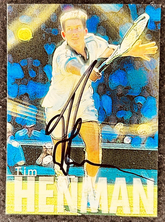 Tim Henman autographed 2000 ATP Tour tennis Rookie Card - AutographsForSale.com