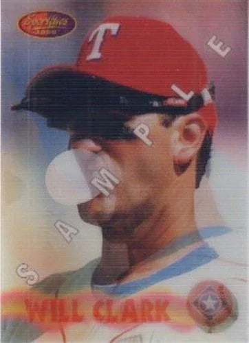Will Clark Texas Rangers 1994 Sportflics Rookie Traded promo or sample card - AutographsForSale.com