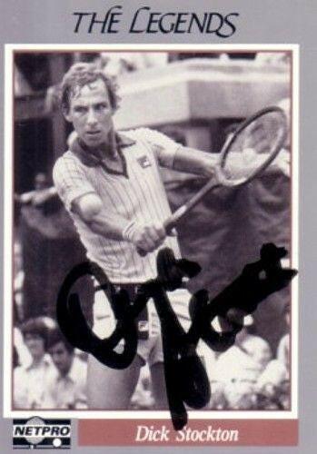 Dick Stockton autographed 1991 NetPro Legends tennis card - AutographsForSale.com