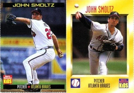 John Smoltz Atlanta Braves 1996 & 1999 SI for Kids cards - AutographsForSale.com