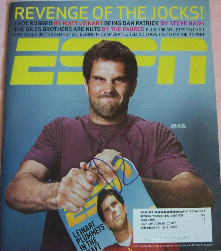 Matt Leinart autographed 2007 ESPN magazine - AutographsForSale.com