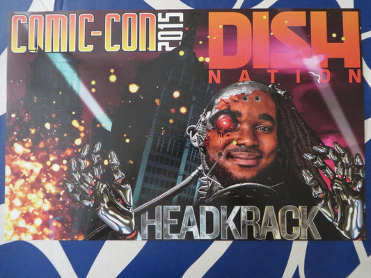 Dish Nation Headkrack 2015 Comic-Con exclusive poster - AutographsForSale.com