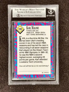 Karl Malone autographed Utah Jazz 1993 Sports Illustrated for Kids card BAS authenticated - AutographsForSale.com