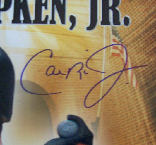 Cal Ripken signed Orioles 16x20 Hall of Fame poster or photo MLB Hologram - AutographsForSale.com