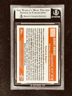 Henry Owens 2010 AFLAC Bowman Rookie Card Graded BGS 9 Mint - AutographsForSale.com