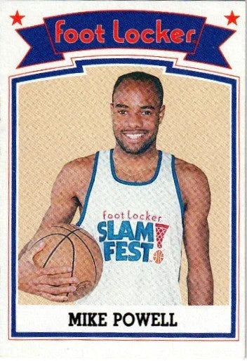 Mike Powell 1989 Foot Locker Slam Fest Rookie Card - AutographsForSale.com