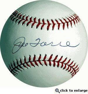Joe Torre autographed American League baseball JSA Yankees - AutographsForSale.com
