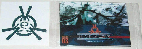 Infex 2012 Comic-Con 5 promo card pack & temporary tattoo - AutographsForSale.com