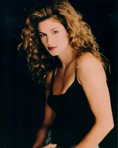 Cindy Crawford vintage Oliver books 1990s 8x10 photo card - AutographsForSale.com