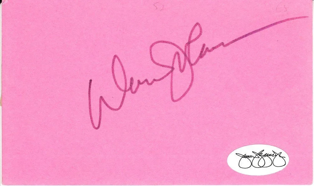 Davey Johnson autographed 3x5 index card JSA Mets Orioles - AutographsForSale.com