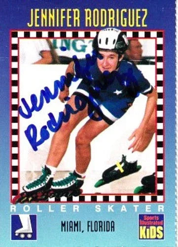 Jennifer Rodriguez signed 1994 SI for Kids Skating RC - AutographsForSale.com