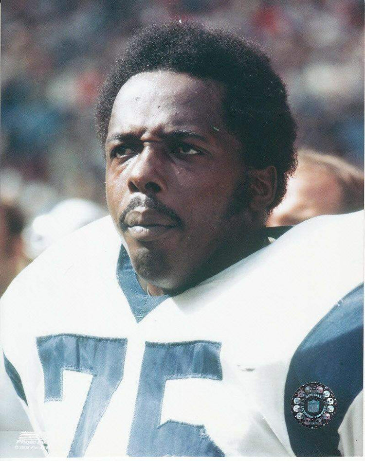 Deacon Jones Los Angeles Rams 8x10 color portrait photo - AutographsForSale.com
