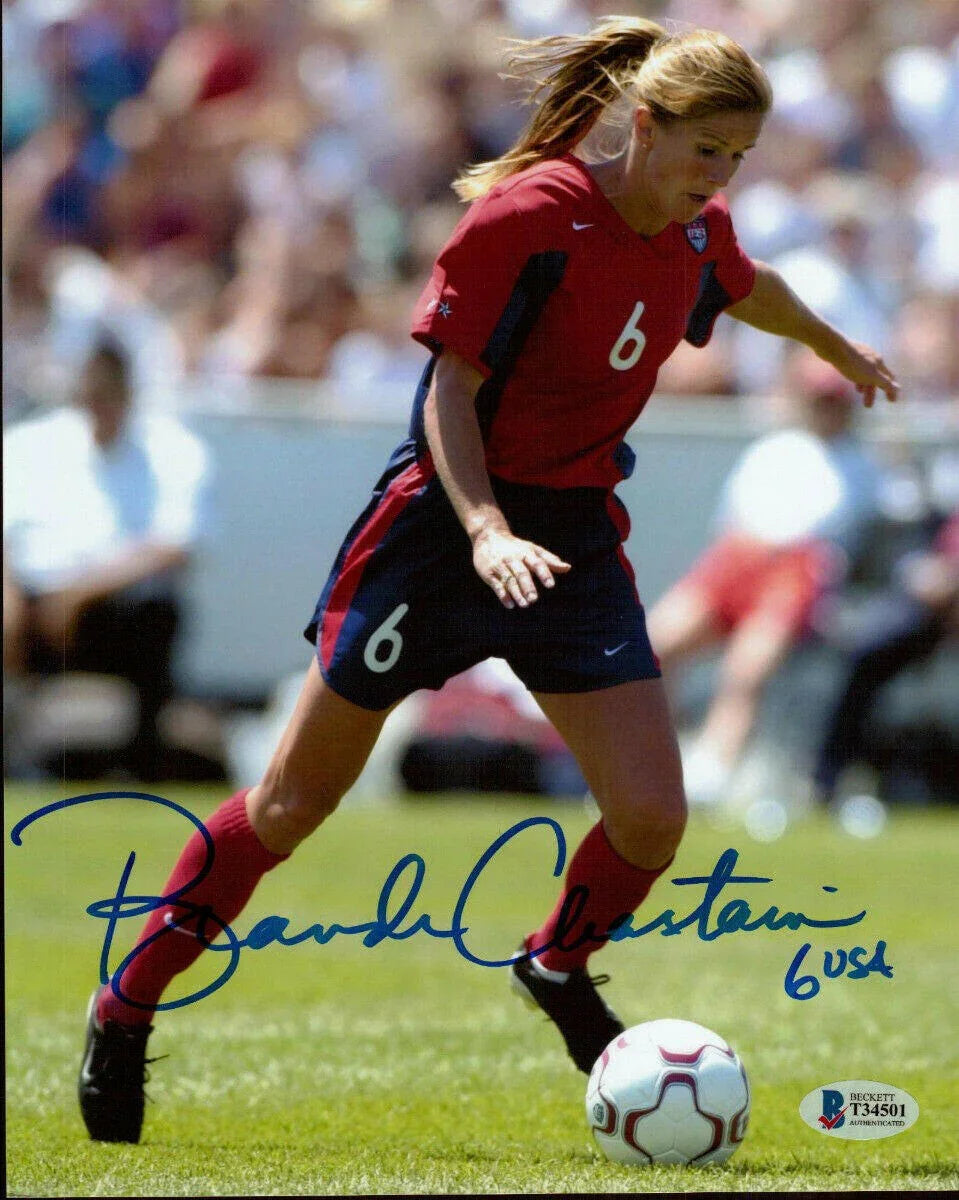 Brandi Chastain signed US Soccer 8x10 photo BAS 1999 USWNT - AutographsForSale.com
