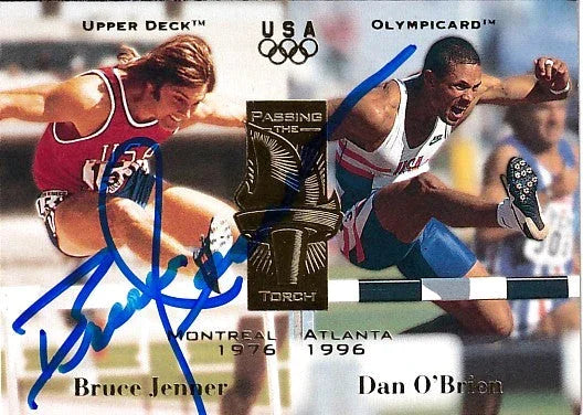 Bruce Jenner autographed 1996 Upper Deck US Olympic card - AutographsForSale.com