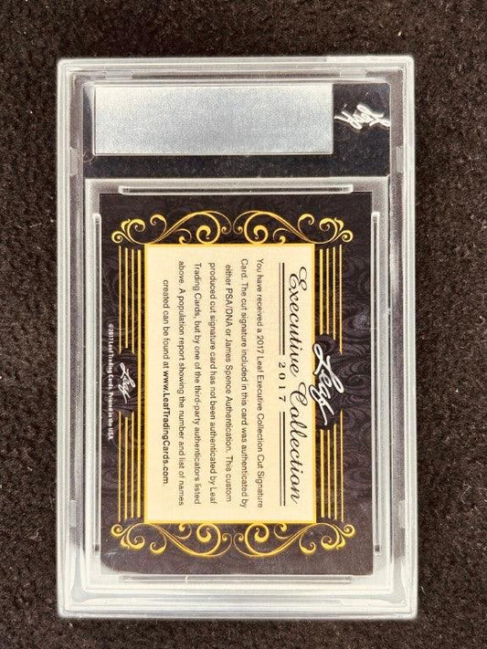 William Shatner 2017 Leaf Masterpiece Cut Signature certified signed card 1/1 JSA Star Trek - AutographsForSale.com