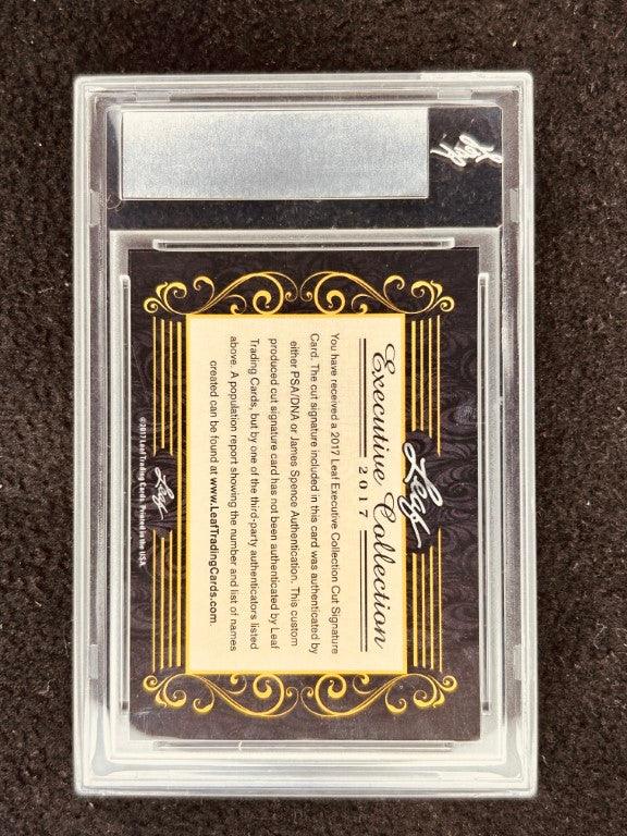 William Shatner 2017 Leaf Masterpiece Cut Signature certified signed card 1/1 JSA Star Trek - AutographsForSale.com