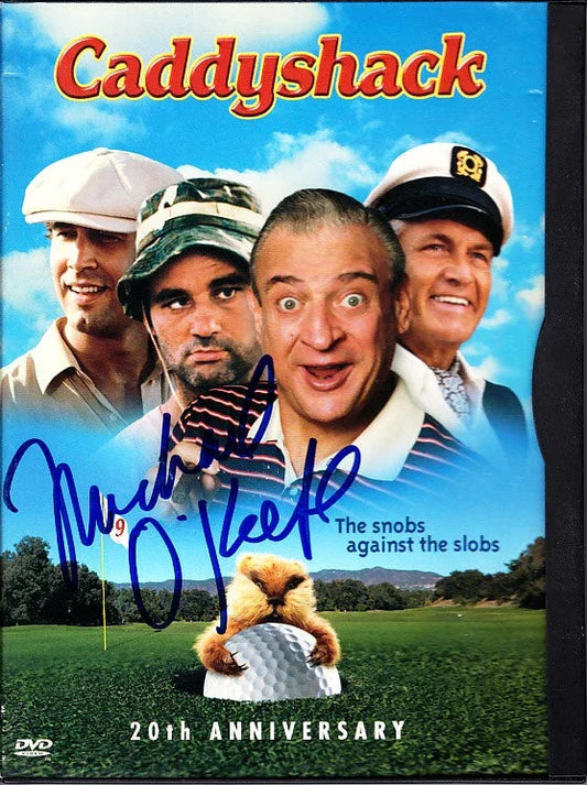 Michael O'Keefe autographed Caddyshack movie DVD box - AutographsForSale.com