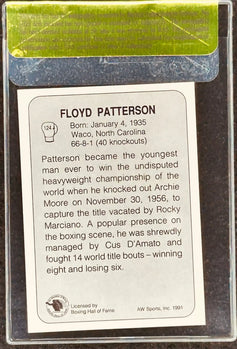 Floyd Patterson autographed 1991 All World boxing card (BAS) - AutographsForSale.com