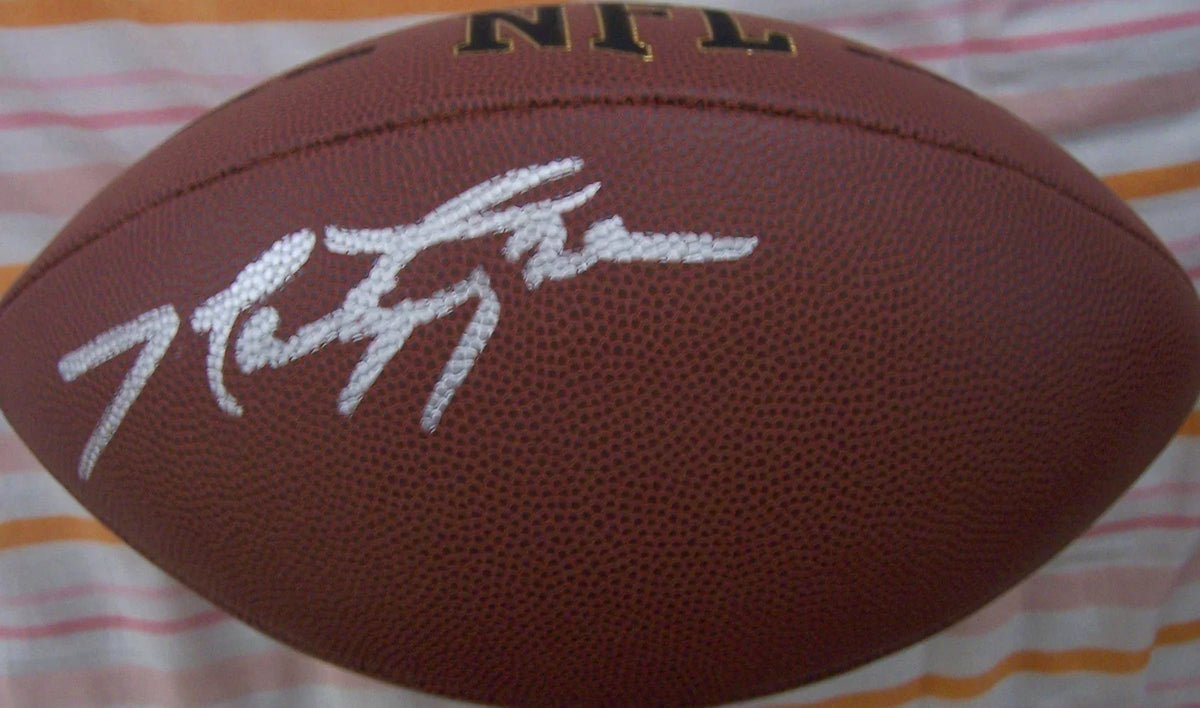 Marty Lyons autographed Wilson NFL replica football NY Jets - AutographsForSale.com