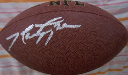 Marty Lyons autographed Wilson NFL replica football NY Jets - AutographsForSale.com