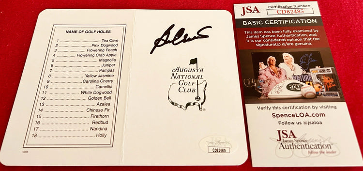 Ben Crenshaw autographed Augusta Masters scorecard JSA - AutographsForSale.com