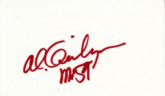 Al Geiberger autographed index card inscribed Mr 59 - AutographsForSale.com