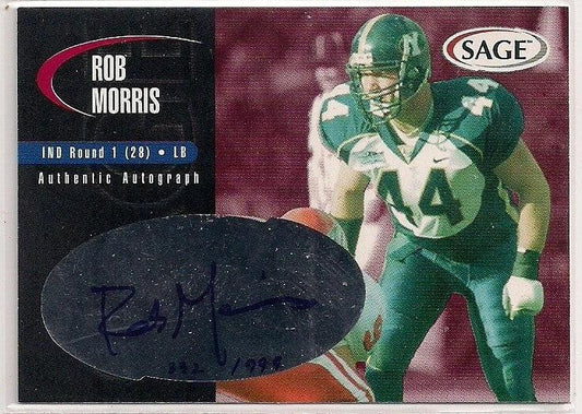 Rob Morris certified autograph BYU Cougars 2000 Sage card - AutographsForSale.com