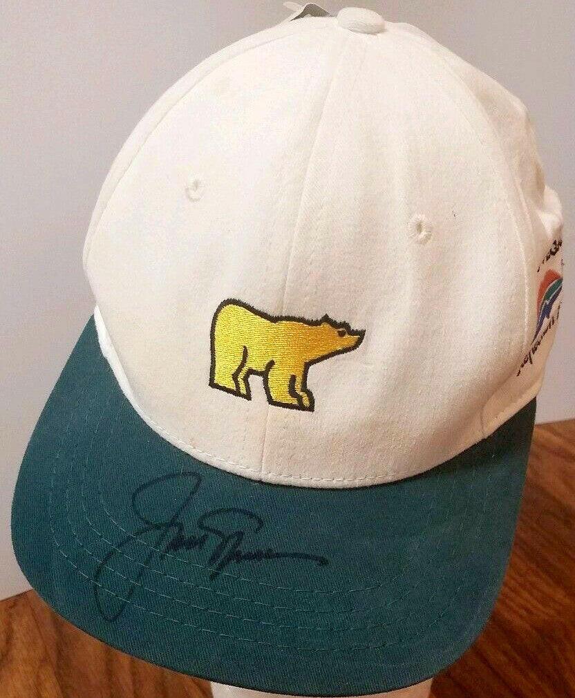 Jack Nicklaus autographed Golden Bear logo golf cap JSA - AutographsForSale.com
