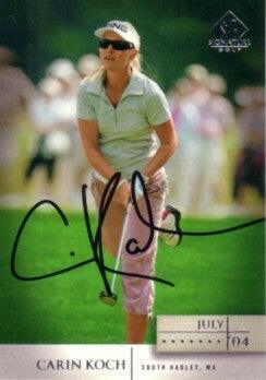 Carin Koch autographed 2004 SP Signature golf card - AutographsForSale.com