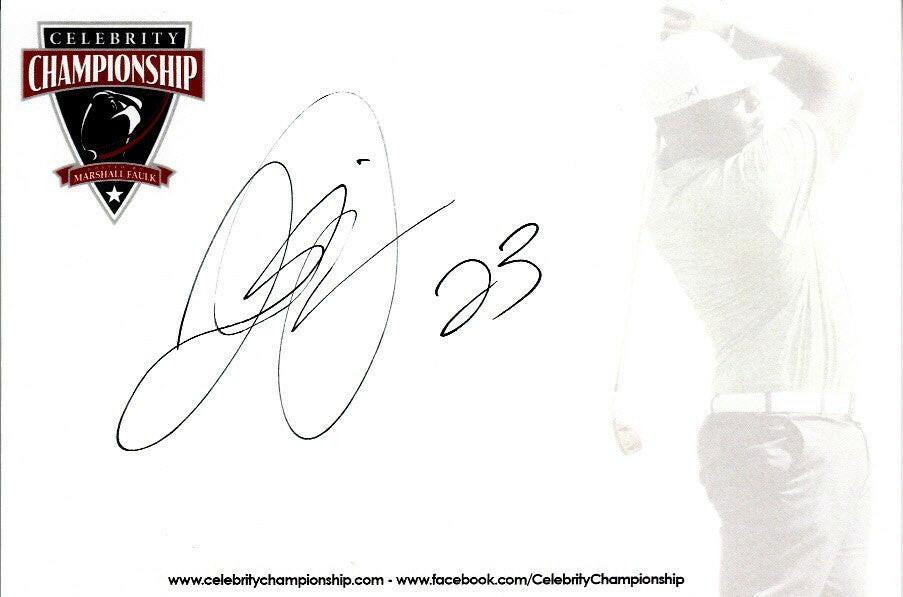 Quentin Jammer signed 4x6 blank card Chargers Texas Longhorns - AutographsForSale.com