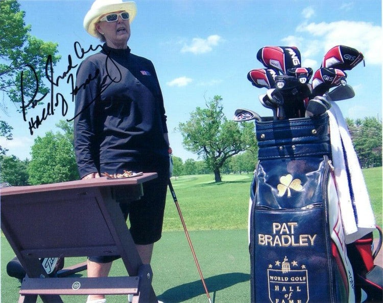 Pat Bradley autographed 8x10 golf photo - AutographsForSale.com