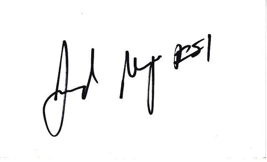 Jerod Mayo (Patriots) autographed index card JSA - AutographsForSale.com