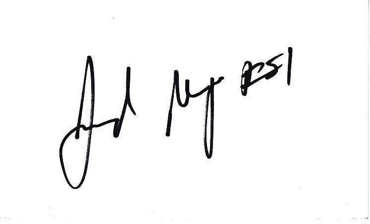 Jerod Mayo (Patriots) autographed index card JSA - AutographsForSale.com
