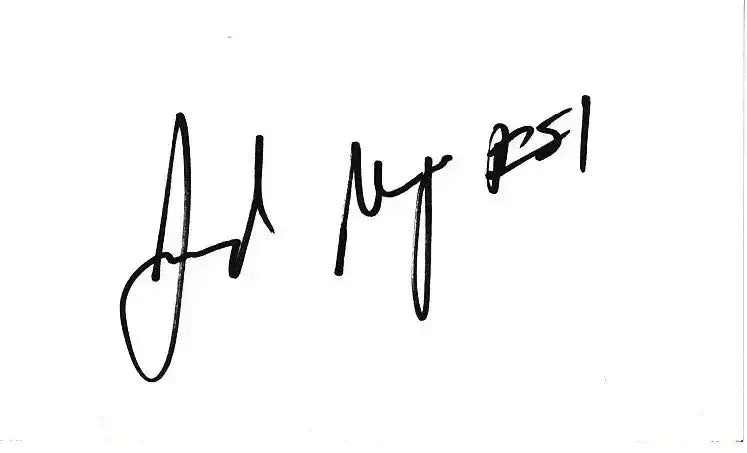 Jerod Mayo (Patriots) autographed index card JSA - AutographsForSale.com