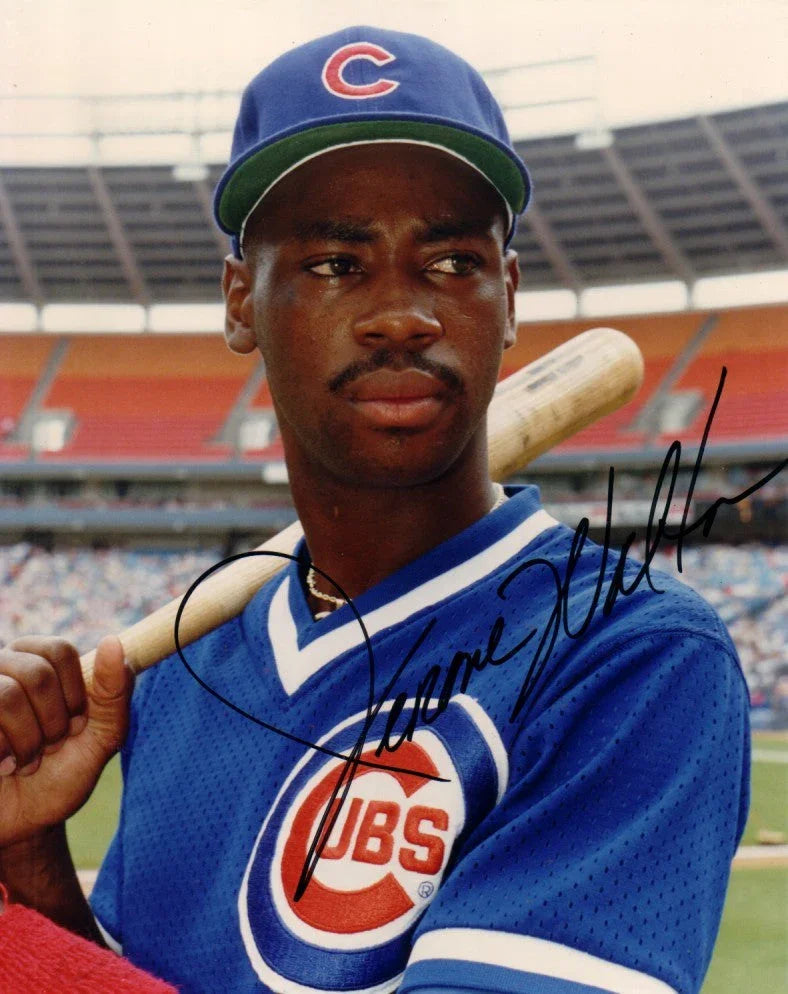 Jerome Walton autographed 8x10 Chicago Cubs photo - AutographsForSale.com