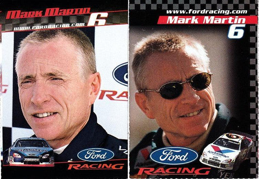 Mark Martin 2000 & 2001 Ford Racing SI for Kids NASCAR cards - AutographsForSale.com