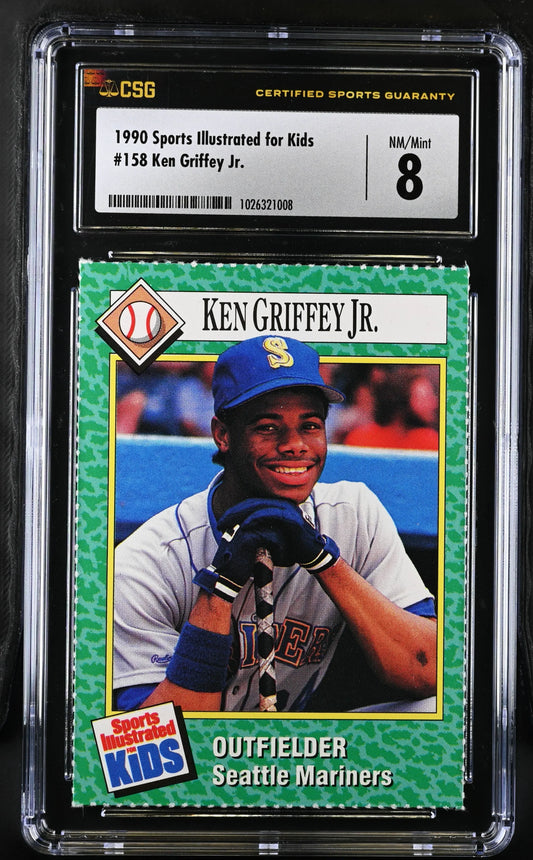 Ken Griffey Jr Mariners 1990 SI for Kids card CSG 8 - AutographsForSale.com