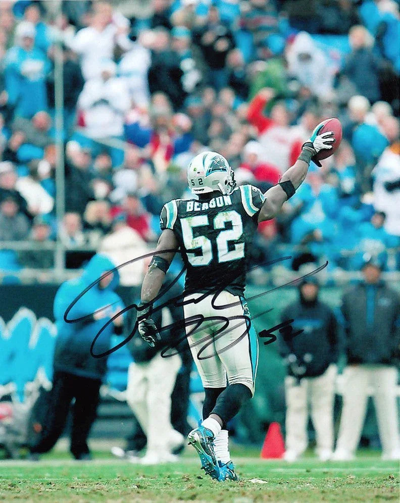 Jon Beason autographed Carolina Panthers 8x10 photo - AutographsForSale.com